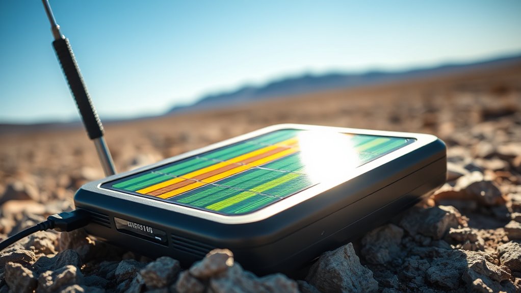 solar emergency communication devices