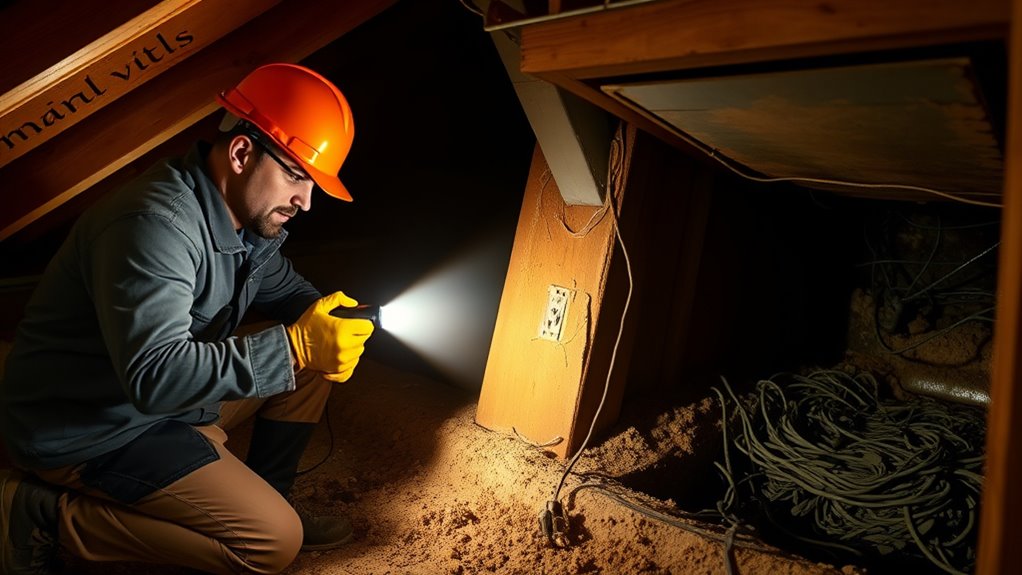 storm damage attic inspection