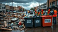 storm debris recycling process