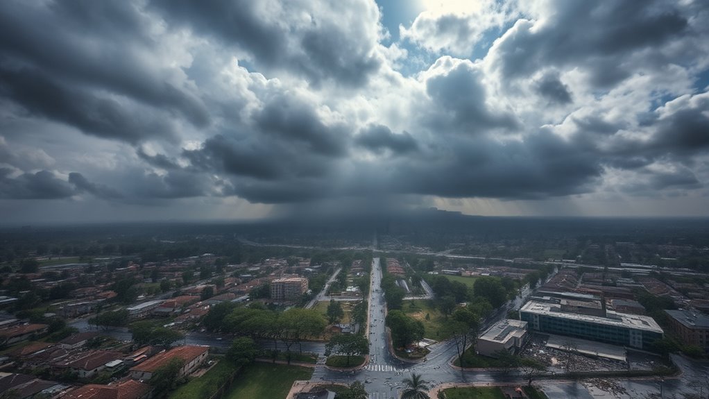 storm debris worsens air quality