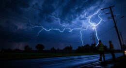 storm electrical arc hazards