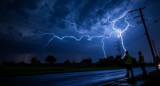 storm electrical arc hazards