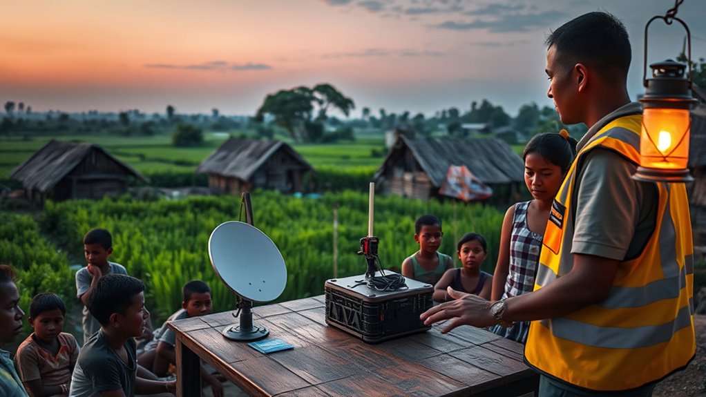 use satellite emergency communication