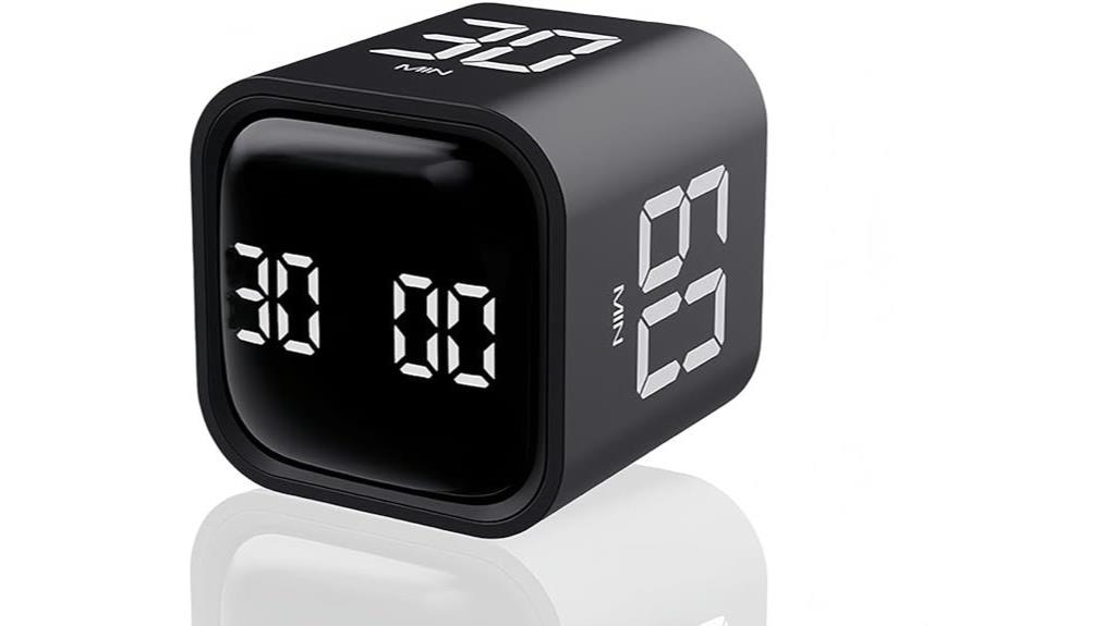 black digital timer