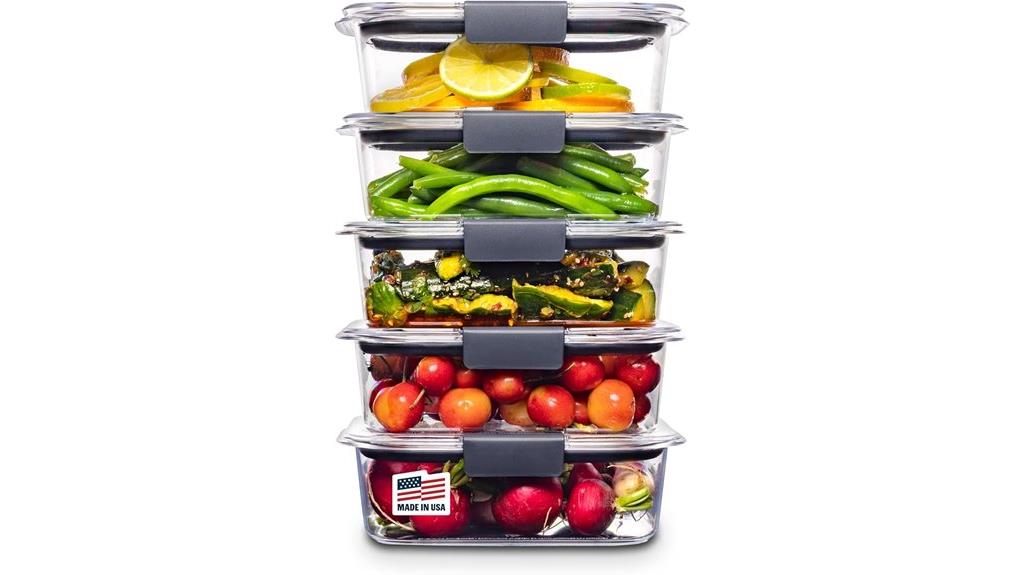 clear durable food storage