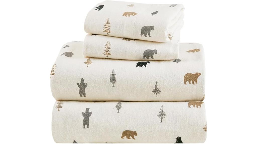 cotton flannel king sheets
