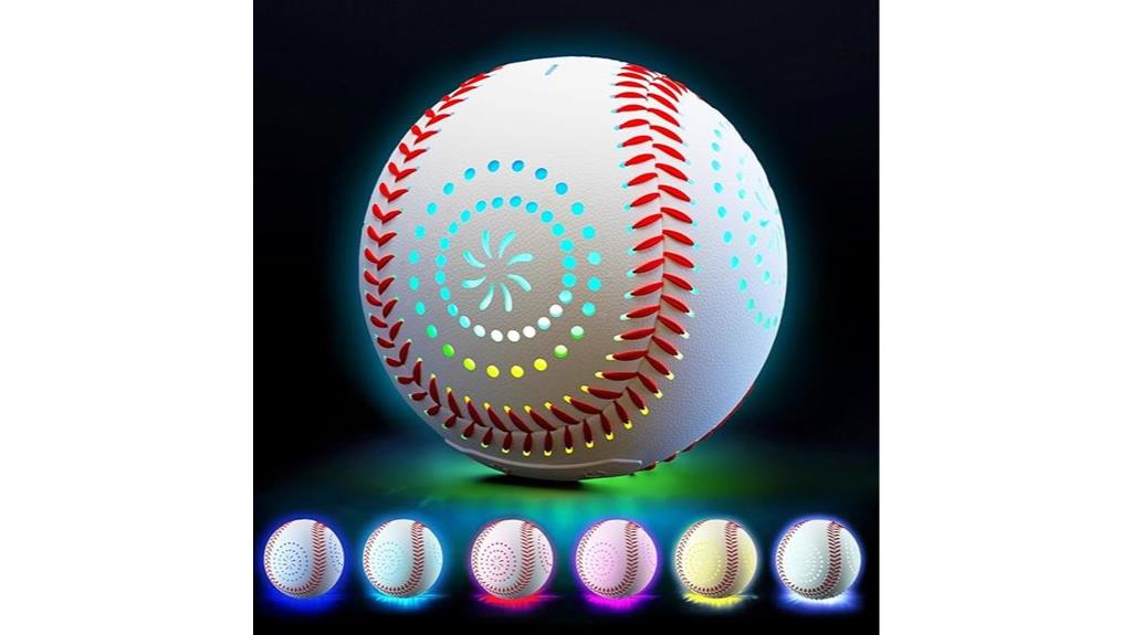 led baseball with nine modes