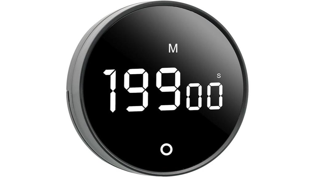magnetic 199 minute led timer