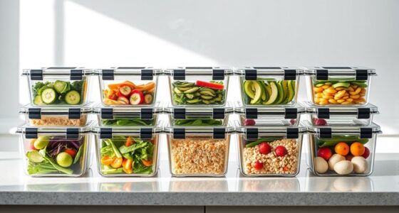 top glass containers selection