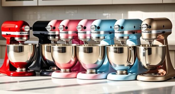 top kitchenaid mixer colors