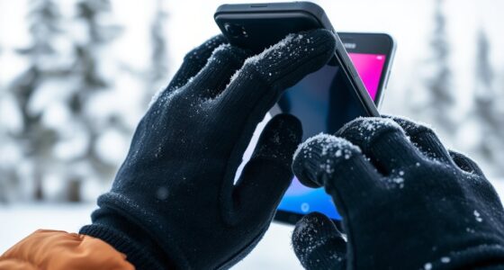 warm responsive touchscreen gloves