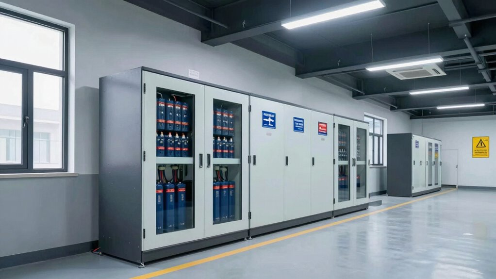 accessible secure battery storage