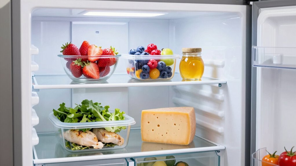 adjust storage based on food