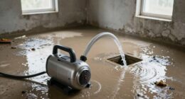 basement drying with sump pump
