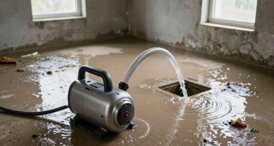basement drying with sump pump