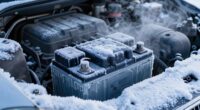 battery efficiency decreases in cold
