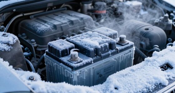 battery efficiency decreases in cold