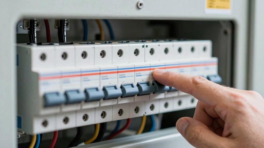 breaker reset prevents shock