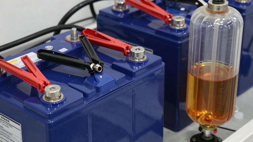 check battery and fuel system