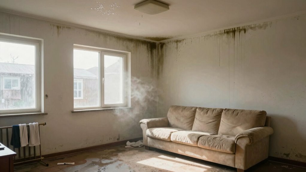 dry ventilate dehumidify remove