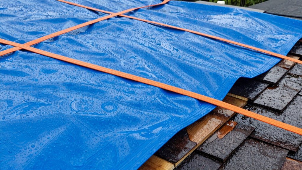emergency roof leak protection