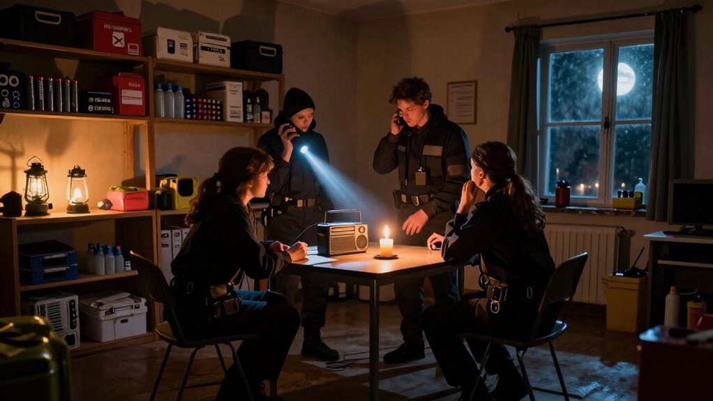 emergency supplies and organization