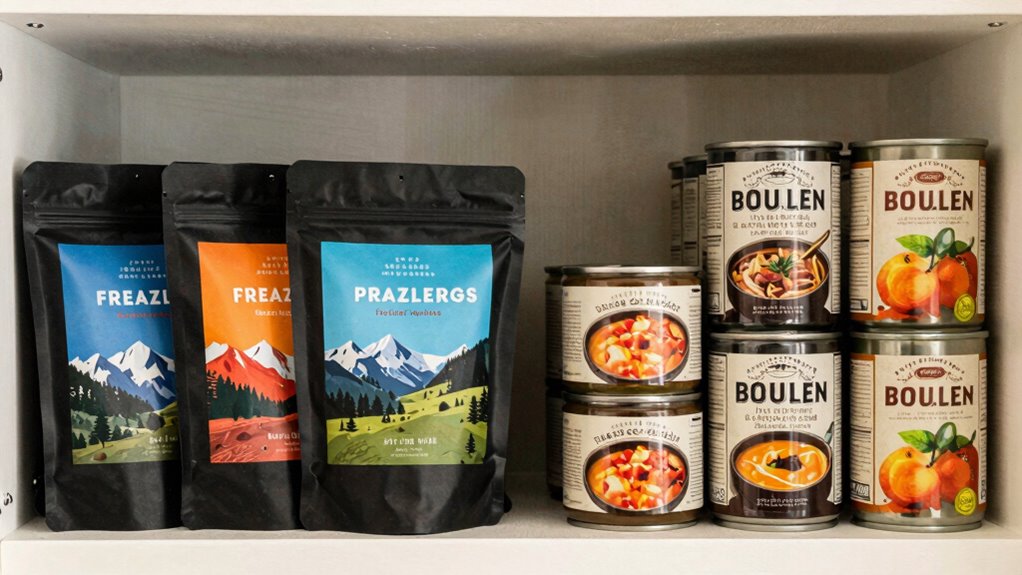 freeze dried or canned