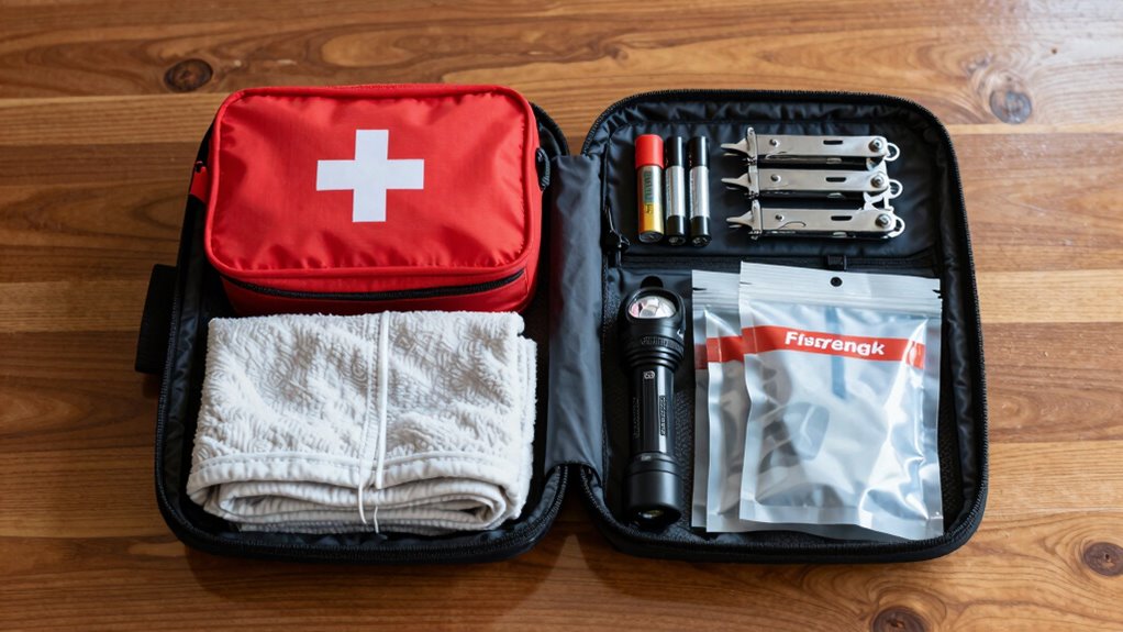 incorrect emergency kit packing