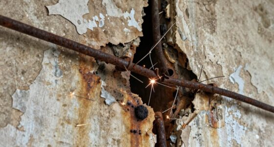 invisible electrical damage inside walls
