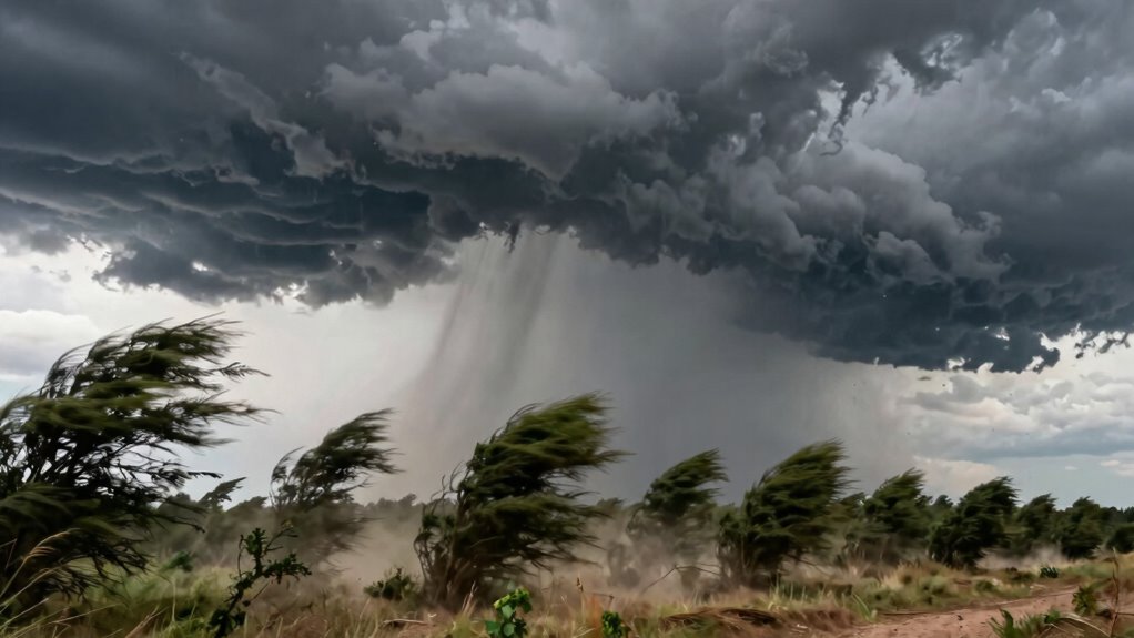 localized and widespread damaging winds