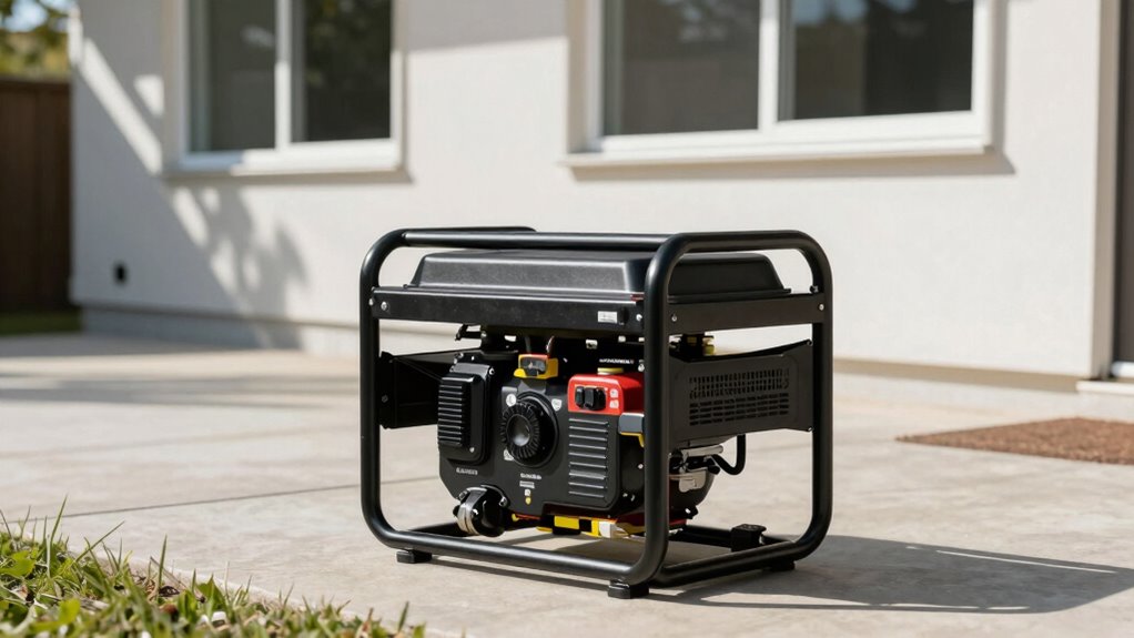 maintain safe generator distance