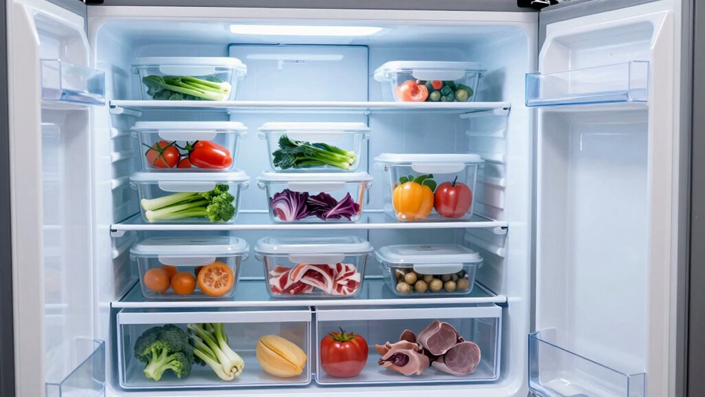 organized freezer zones efficiency