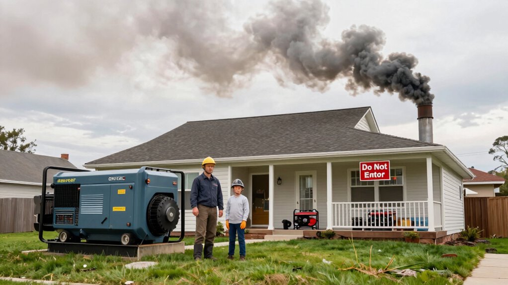 outdoor placement ensures safety