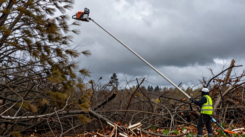 pole saw safety features