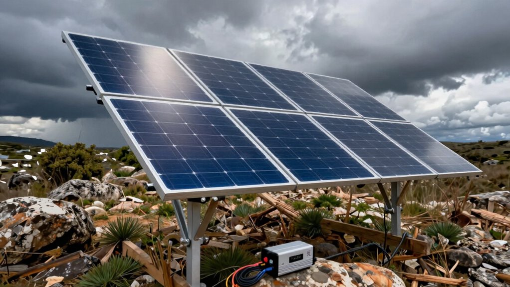 portable durable emergency solar kit