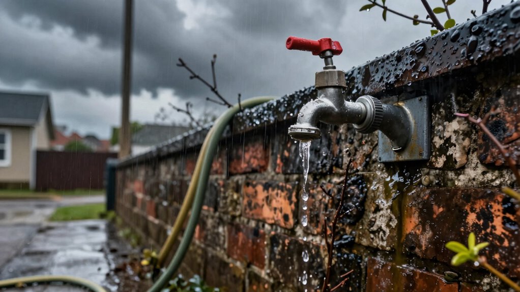 post storm plumbing damage