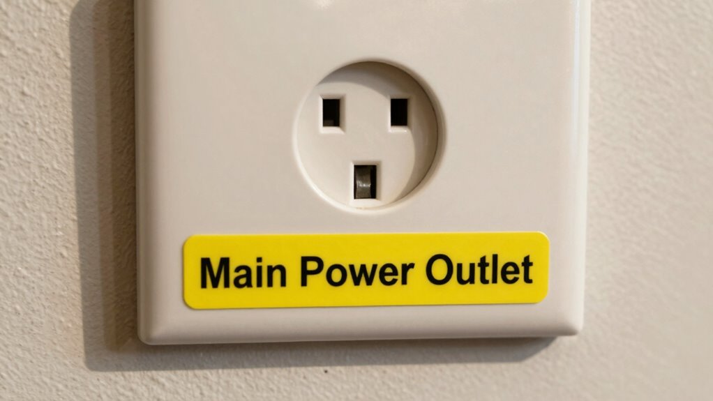 proper outlet labeling practices
