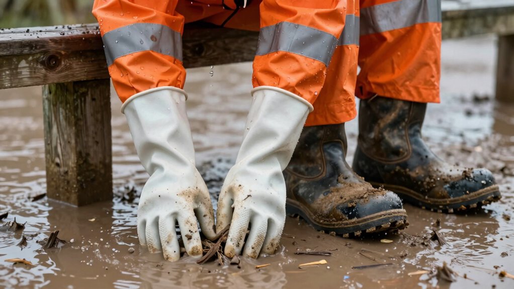 protective gear for flood cleanup