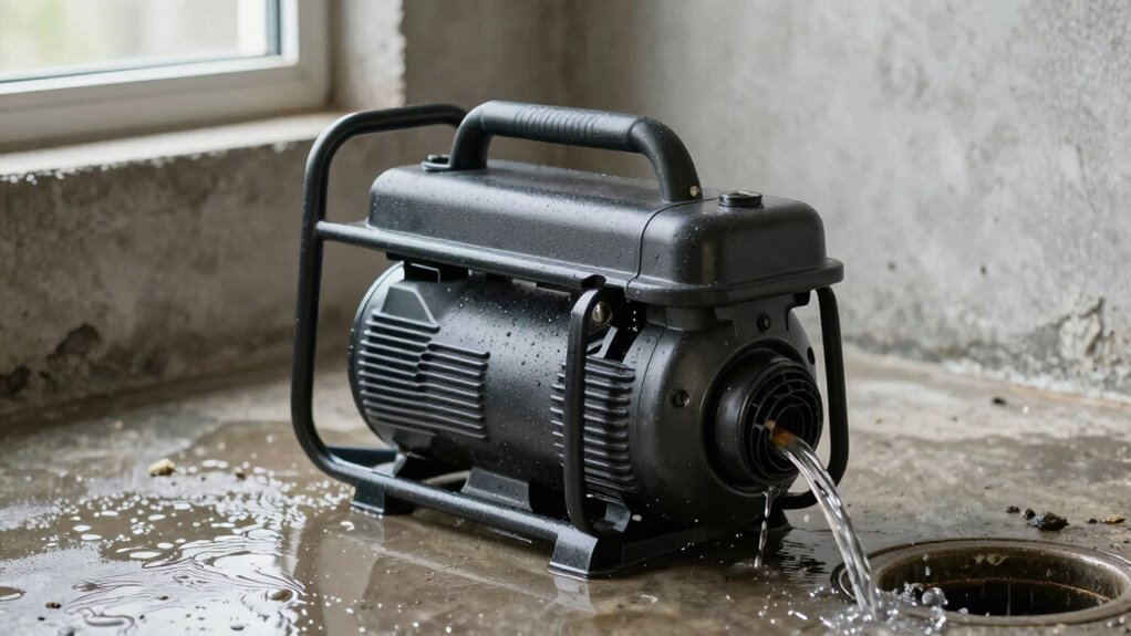 pump features for drainage