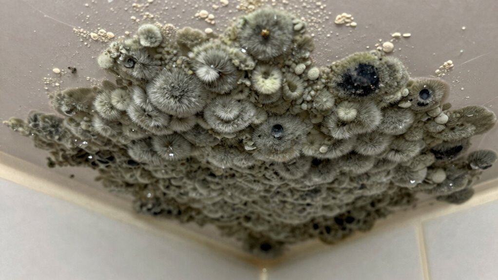 rapid mold growth in damp environments