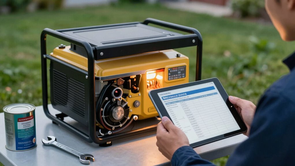 regular maintenance prolongs generator