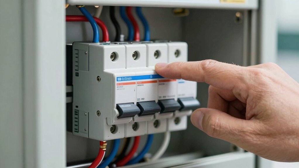 reset breaker for safety