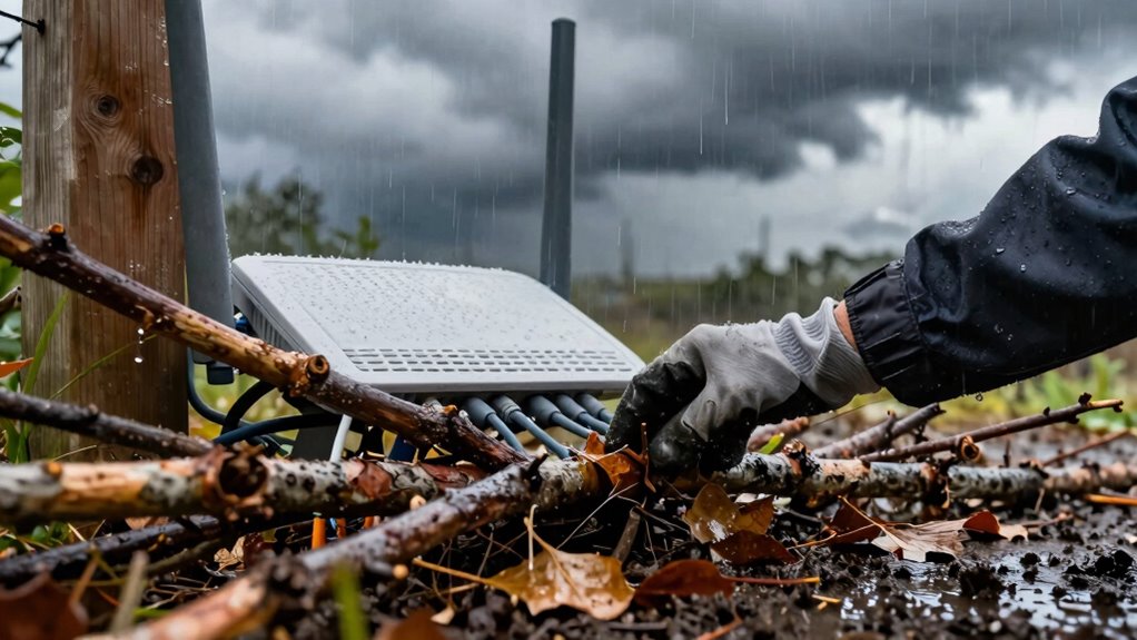 restore internet quickly after storm
