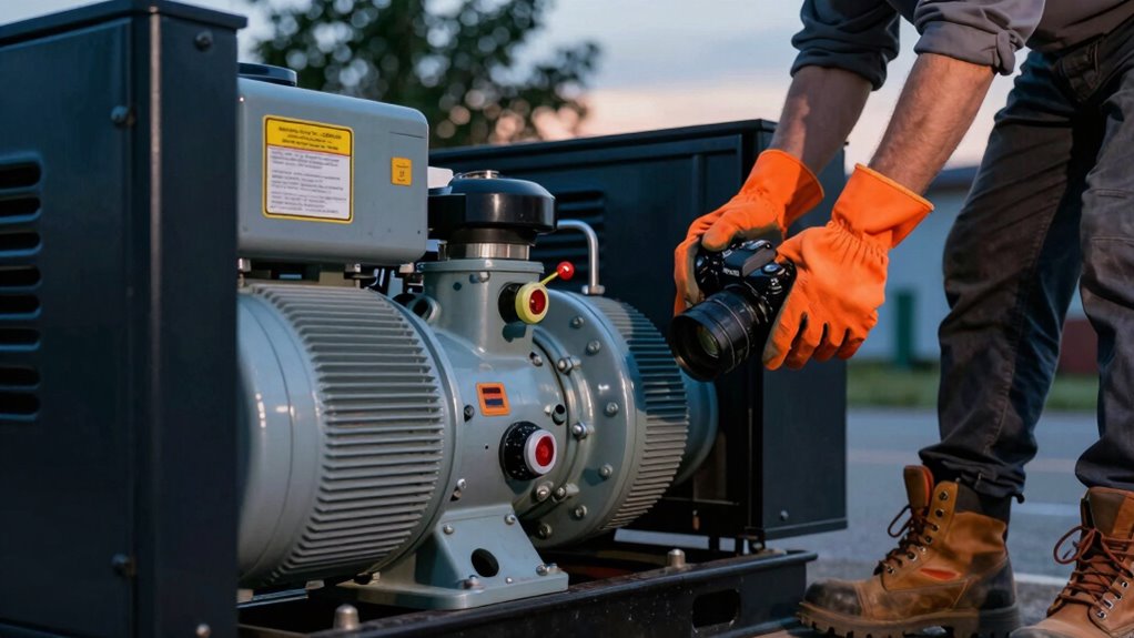 safe generator startup procedures