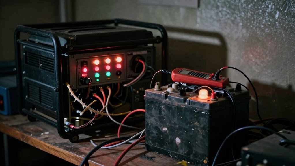 signs of backup power failure