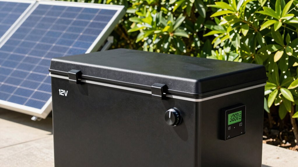 solar compatible efficient portable freezer