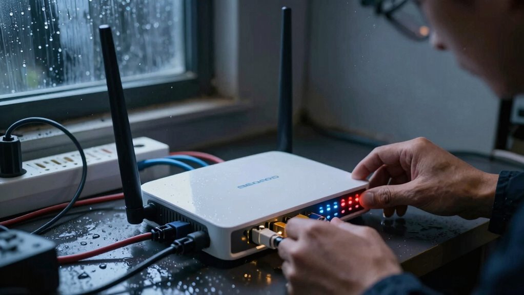 storm damage troubleshooting steps