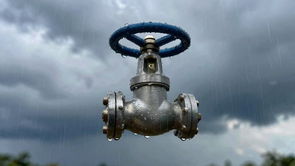storms cause water pressure drops