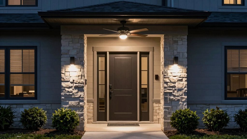 strategic outdoor lighting placement