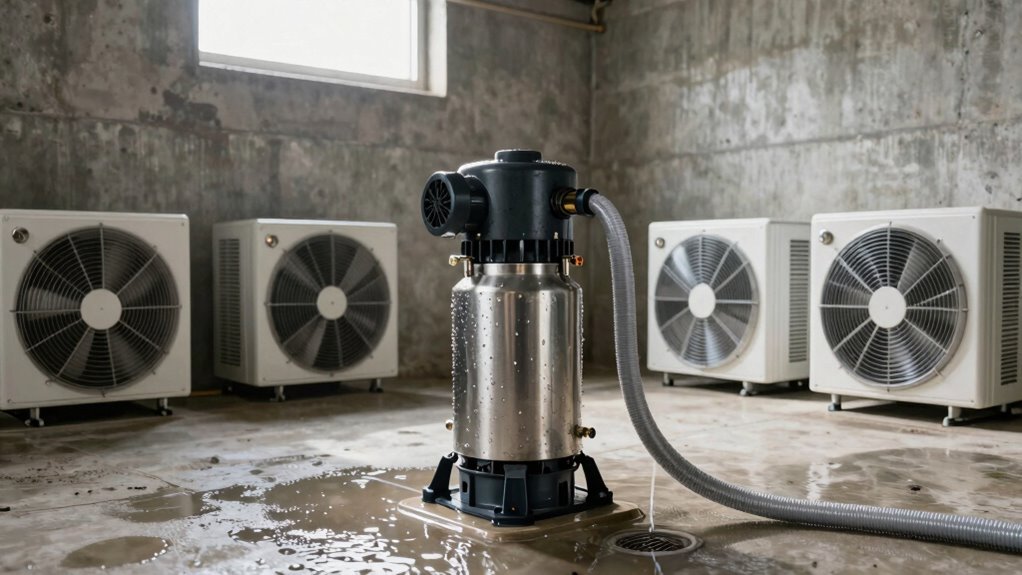 sump pump moisture control